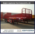 Tri Axle Compartment Side Wall Cargo Truck Semi Trailer